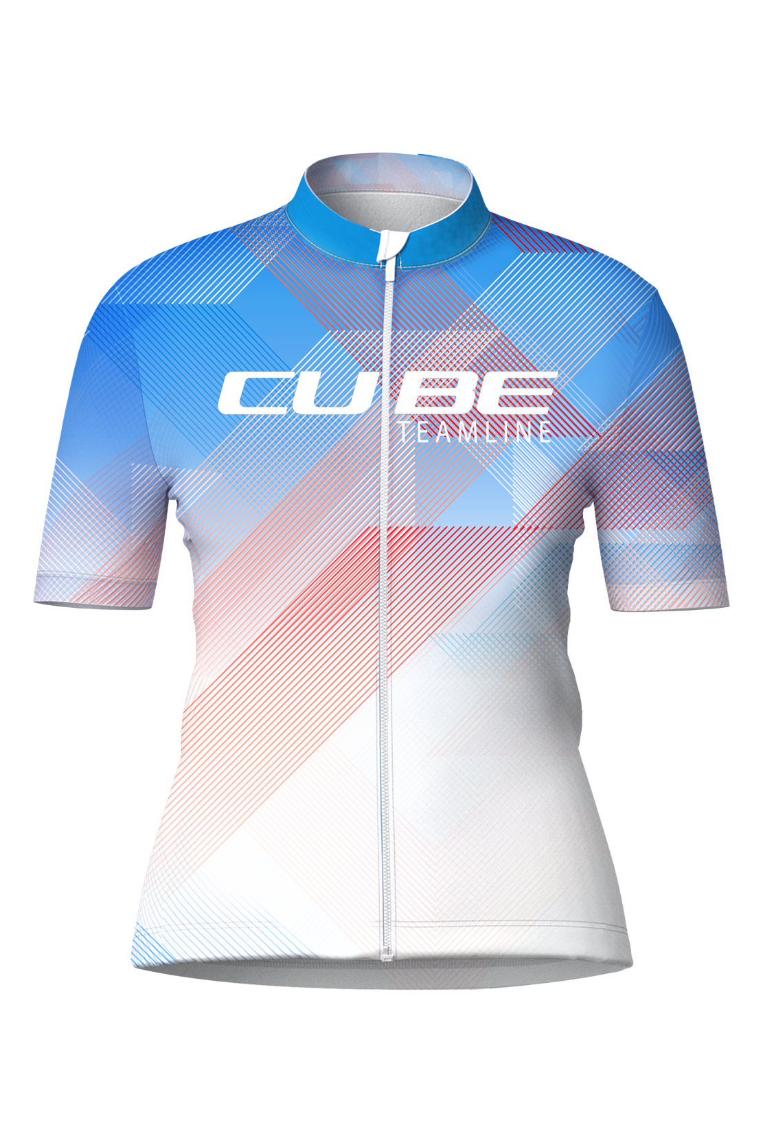 Cube WS Trikot CMPT TEAMLINE kurzarm white