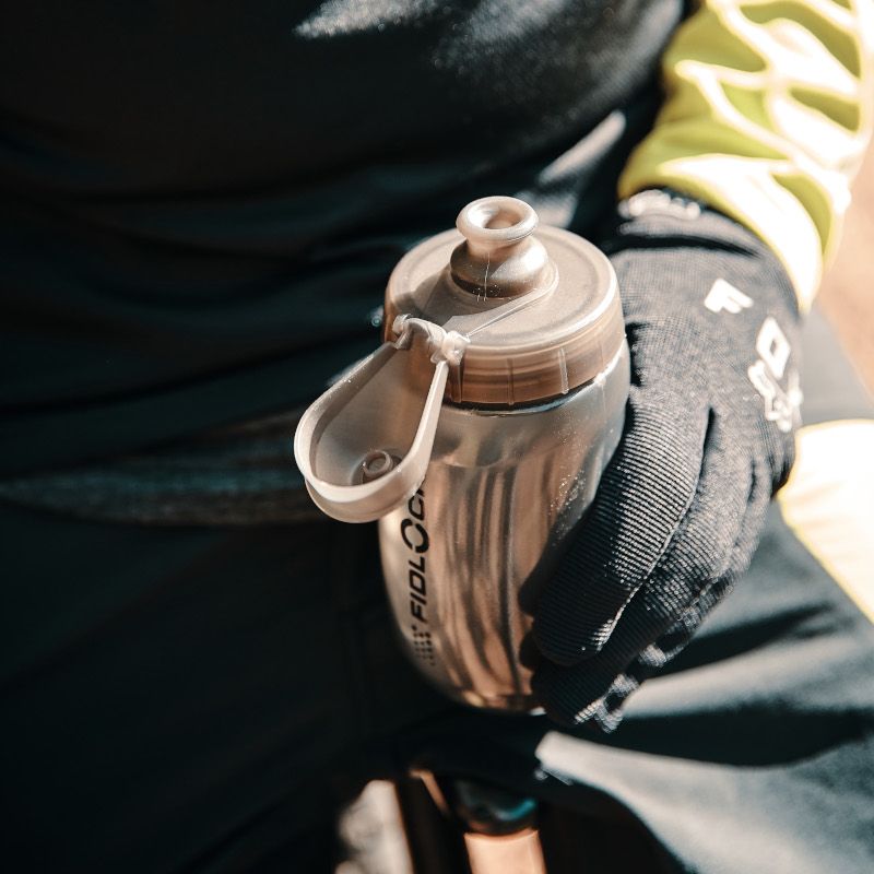 Fidlock Twist Single Bottle 450 inkl. Verbindungselement transparent/schwarz