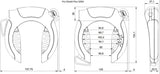 Abus PRO SHIELD™ Plus 5950 NR black + 6KS/85 + ST5950