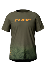 Cube MTB Trikot TM kurzarm olive