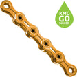 KMC X11SL Kette Ti-N 11-fach 118 Glieder gewachst  gold