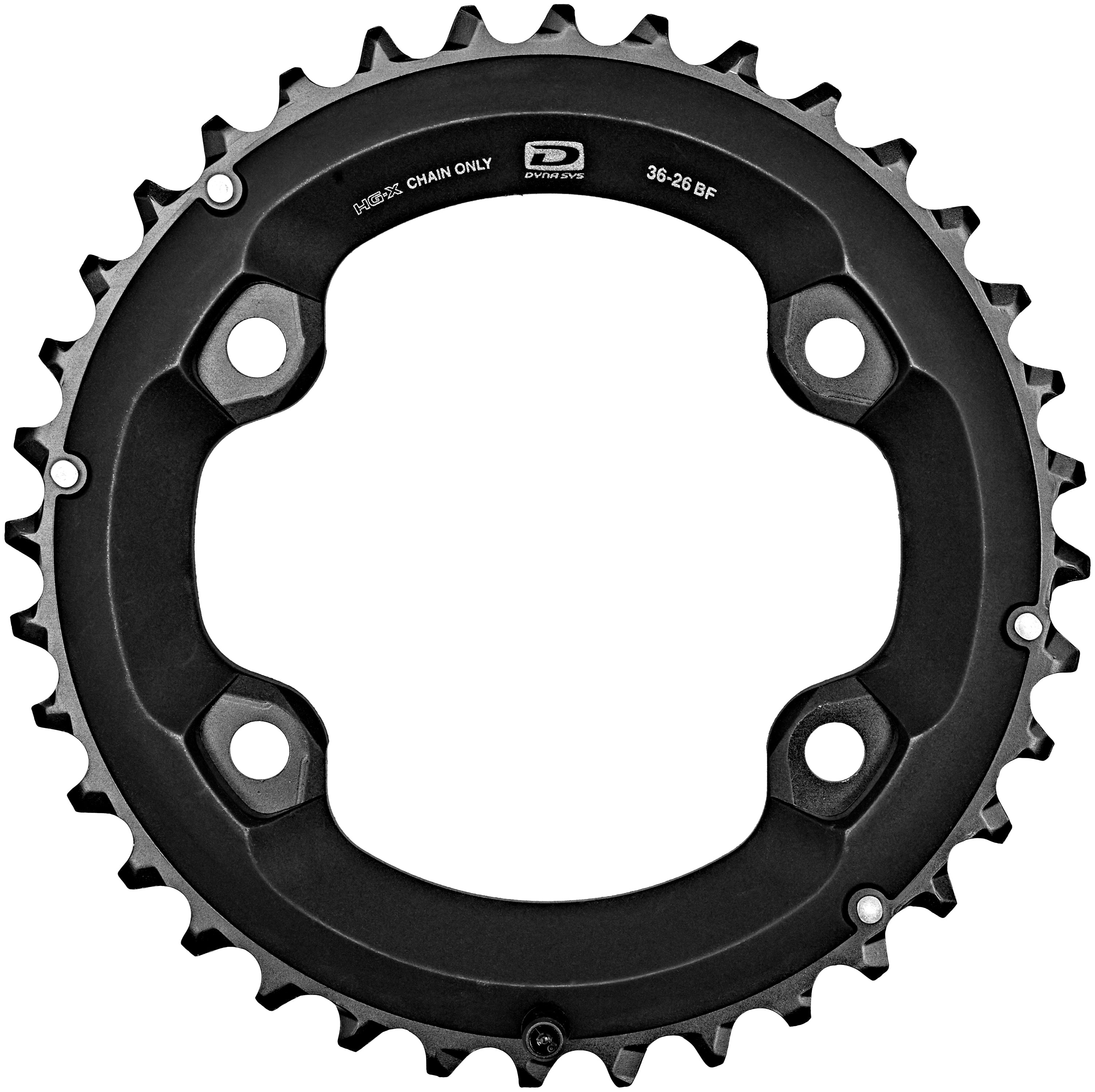 Shimano Deore FC-M6000-2 Kettenblatt 10-fach BF schwarz