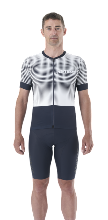 Mavic Aksium Graphic Jersey M Stripes / Deep Blue