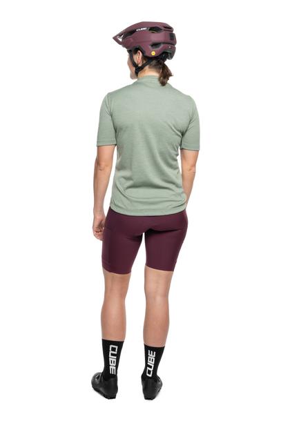 Cube GRAVEL WS Trikot kurzarm green