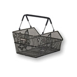 Basil Cento S Flower Hinterradkorb Universal schwarz