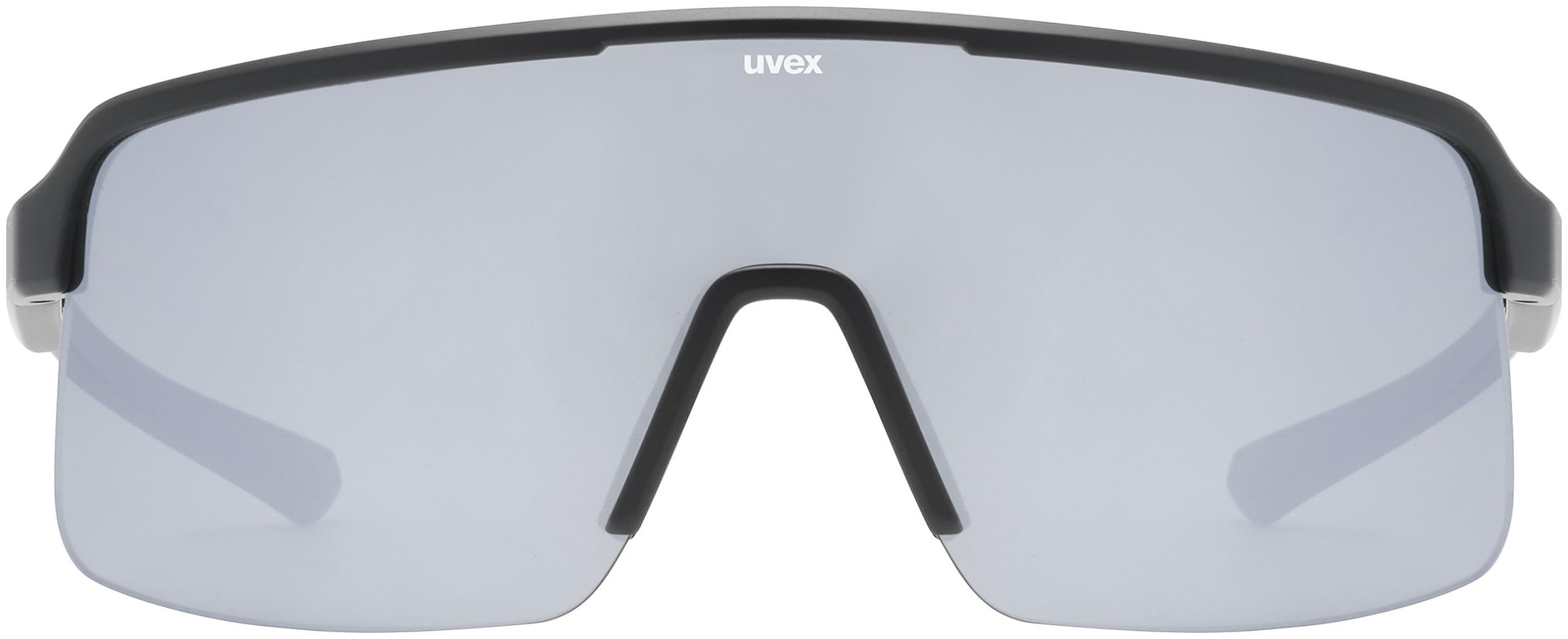 uvex Dyrt Radbrille Black Matt / Mirror Silver