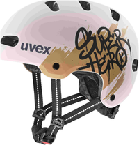 uvex Kid 4 Style Kinderhelm Super Hero Warm Grey Matt