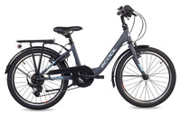 S'COOL chiX 20-K6 (2026) | 20 Zoll Kinderfahrrad | Dark Grey/Aqua – aktuelle Variante