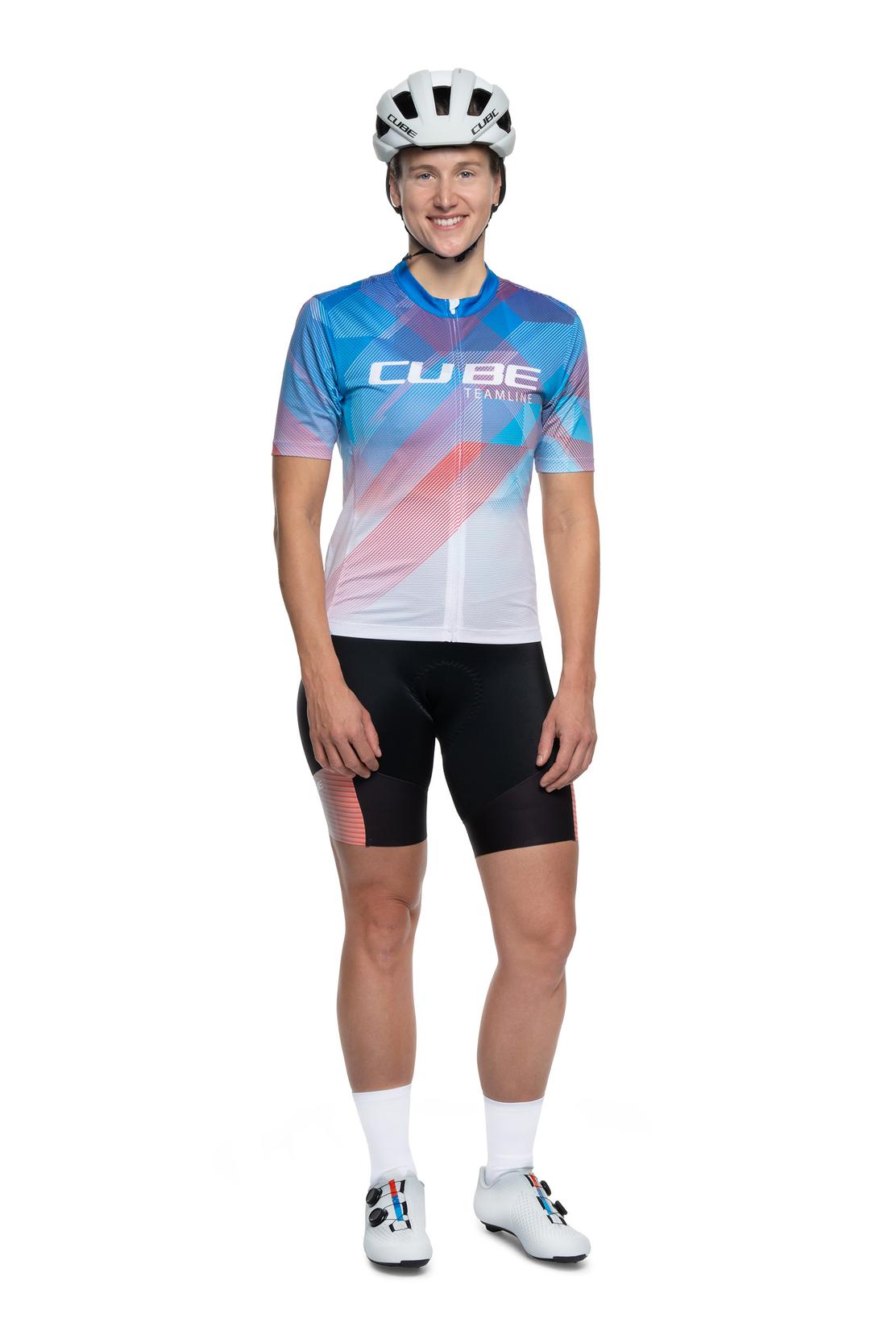 Cube WS Trikot CMPT TEAMLINE kurzarm white