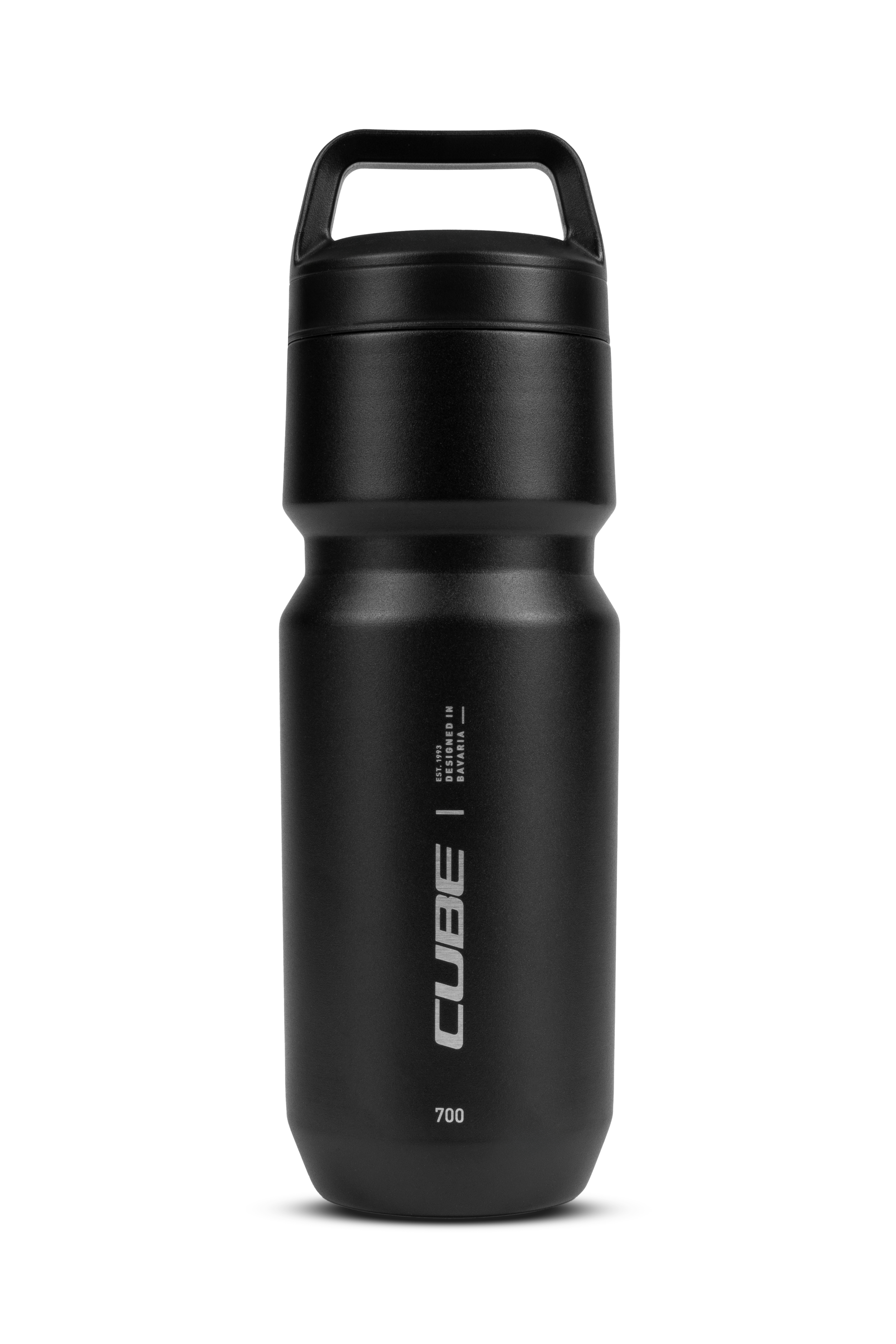 Cube Edelstahlflasche Arc 700 black