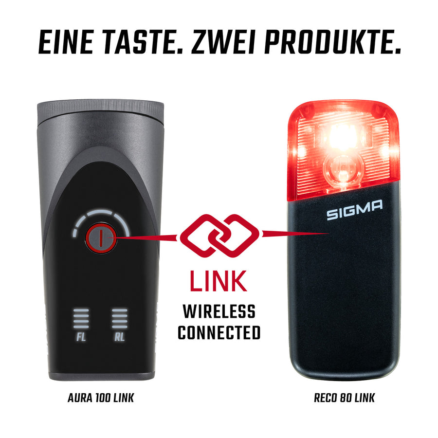 Sigma RECO 80 Link Radar mit StVZO Rücklicht & bikester.ch