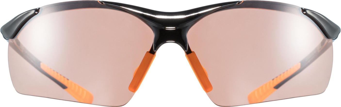 uvex Sportstyle 223 Radbrille Black-Orange / Lightmirror Orange