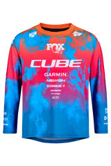 Cube MTB Trikot ROOKIE X Actionteam langarm black´n´blue