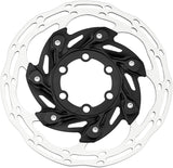 SRAM Centerline XR Rotor Bremsscheibe Zweiteilig Abgerundetes Profil 6-Loch schwarz/silber