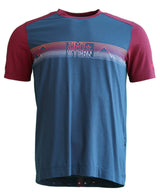 Zimtstern TrailFlowz Shirt SS Men French Navy/Windsor Wine